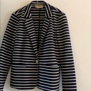 Michael Kors Navy Striped Jacket